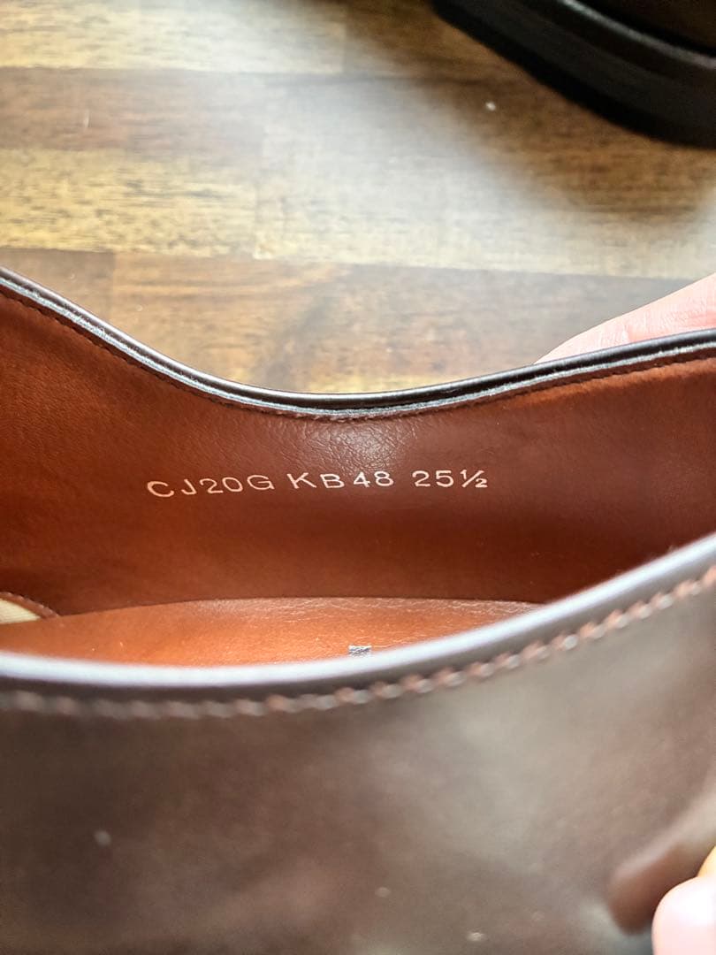 KENFORD 内羽根ストレートチップ 革靴 25.5 牛革 日本製 リーガル