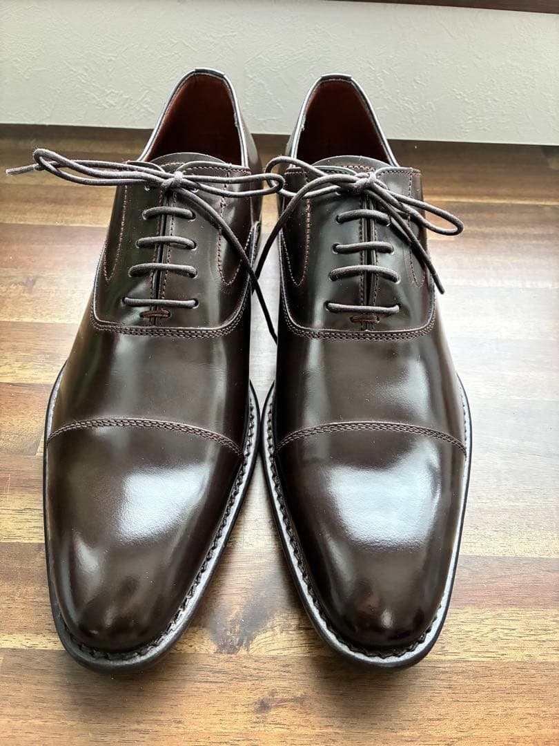 KENFORD 内羽根ストレートチップ 革靴 25.5 牛革 日本製 リーガル