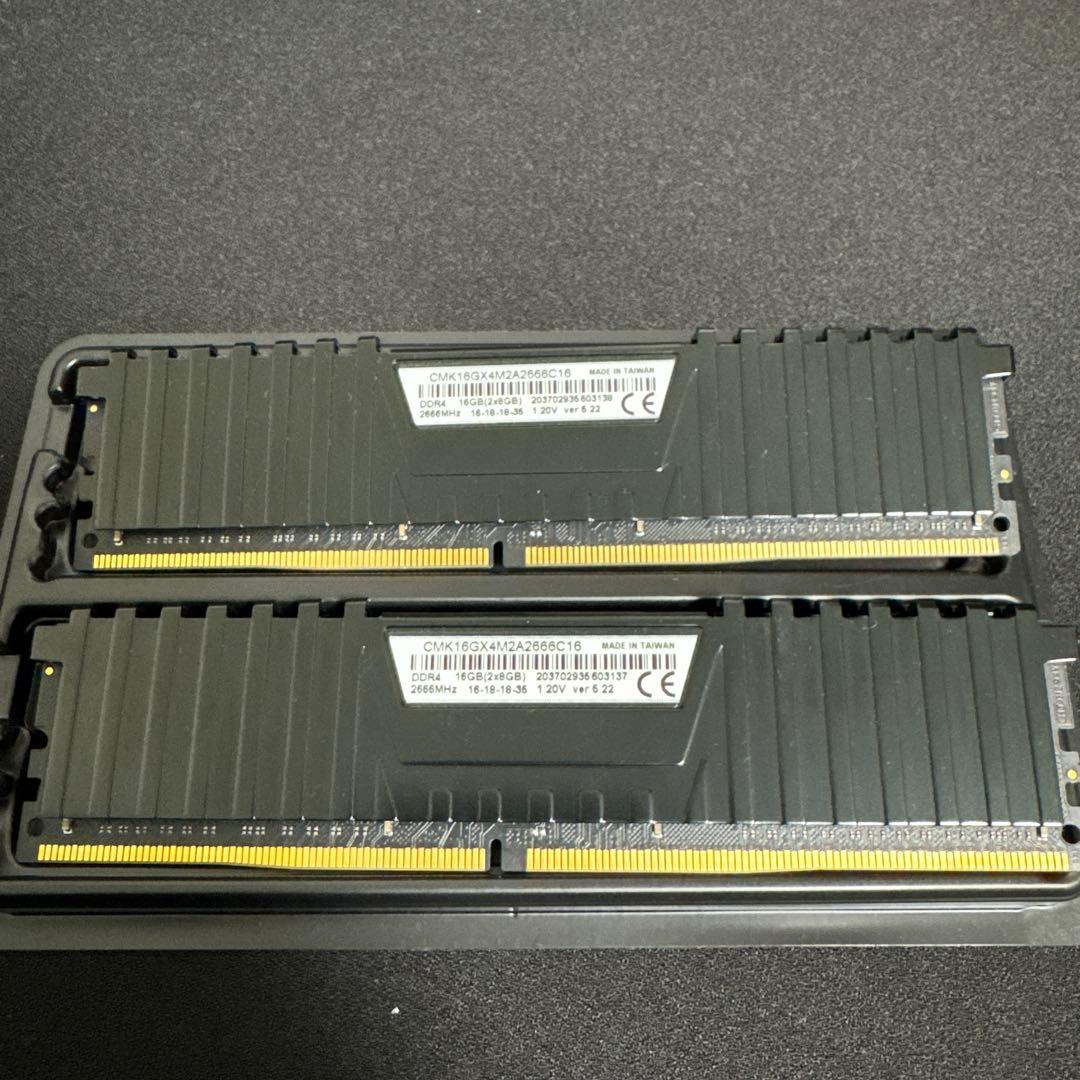 メモリー Vengeance LPX 16GB DDR4 2666MHz