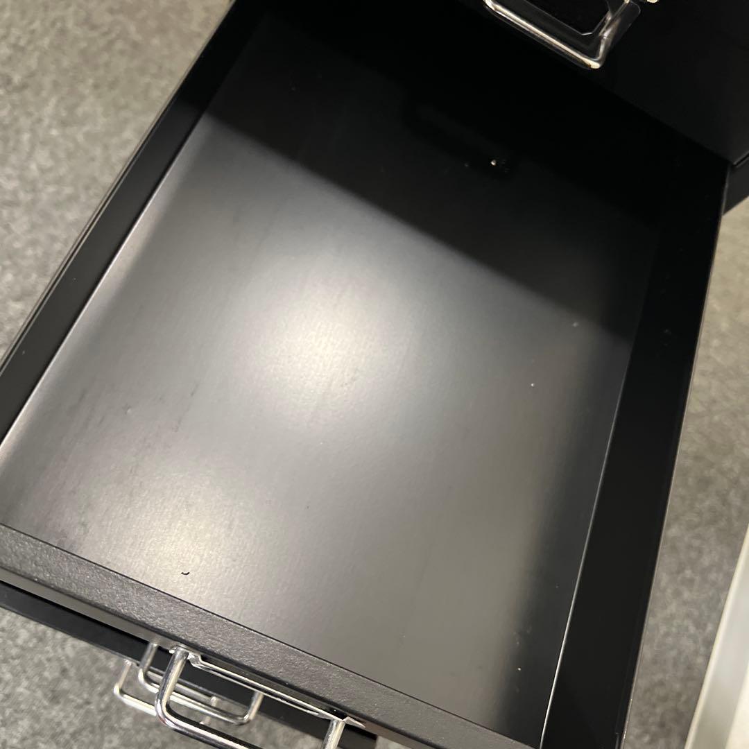 BISLEY スチールキャビネット ブラック 8引き出し