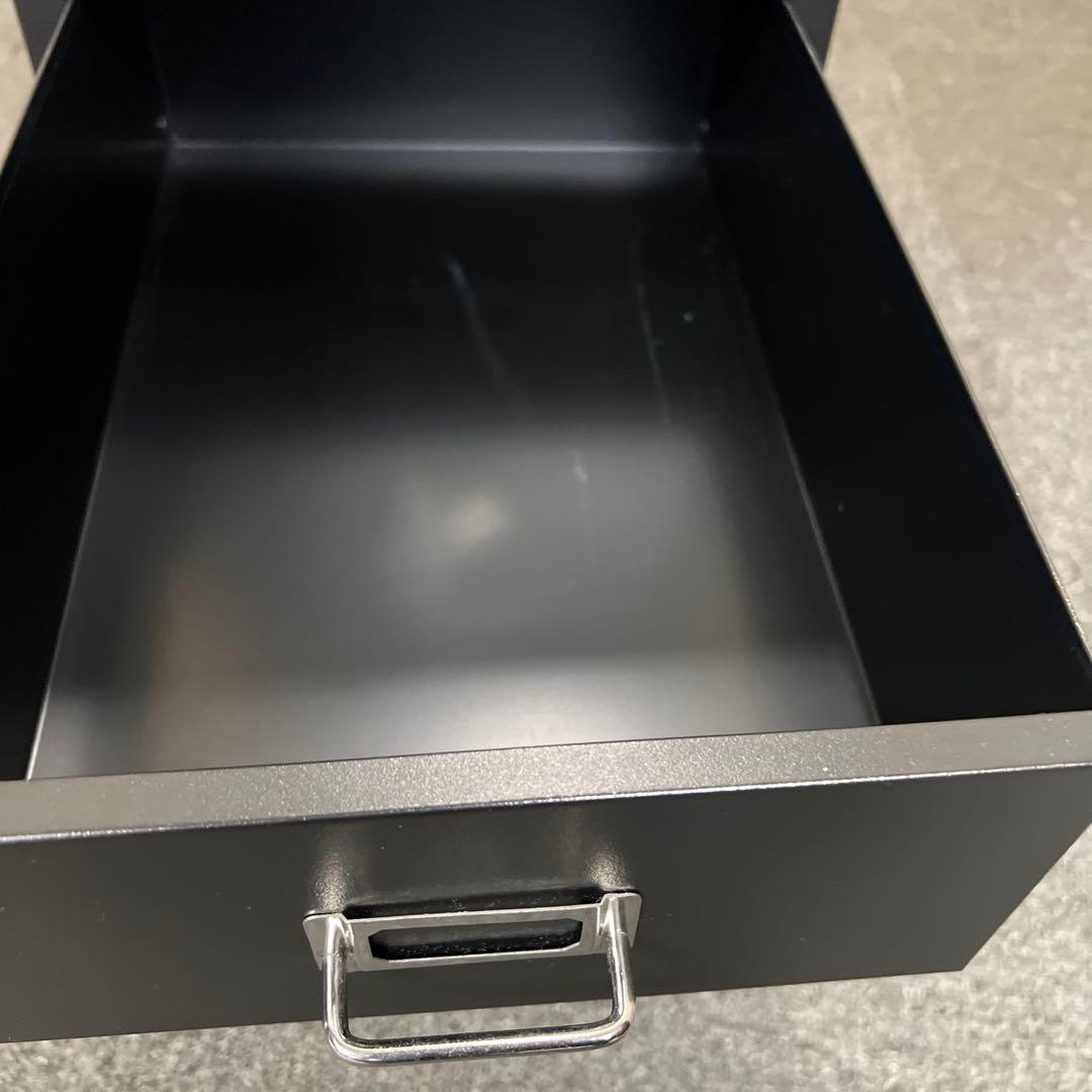 BISLEY スチールキャビネット ブラック 8引き出し