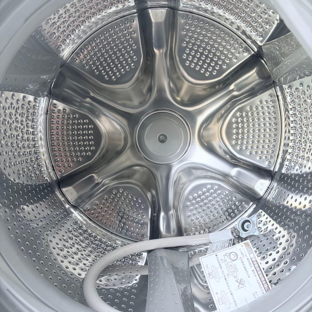 84運搬取付無料！ホワイト純正日立大容量パワフル洗濯機！シンプル操作完動品超美品