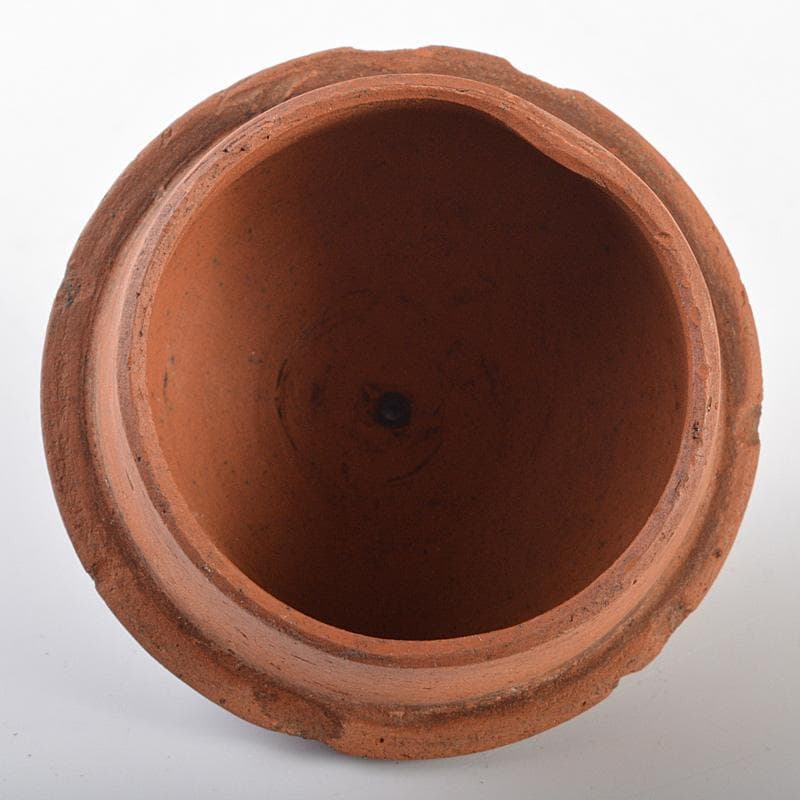 中国　孟臣製　紫砂　朱泥　急須　茶壷　V　R7392