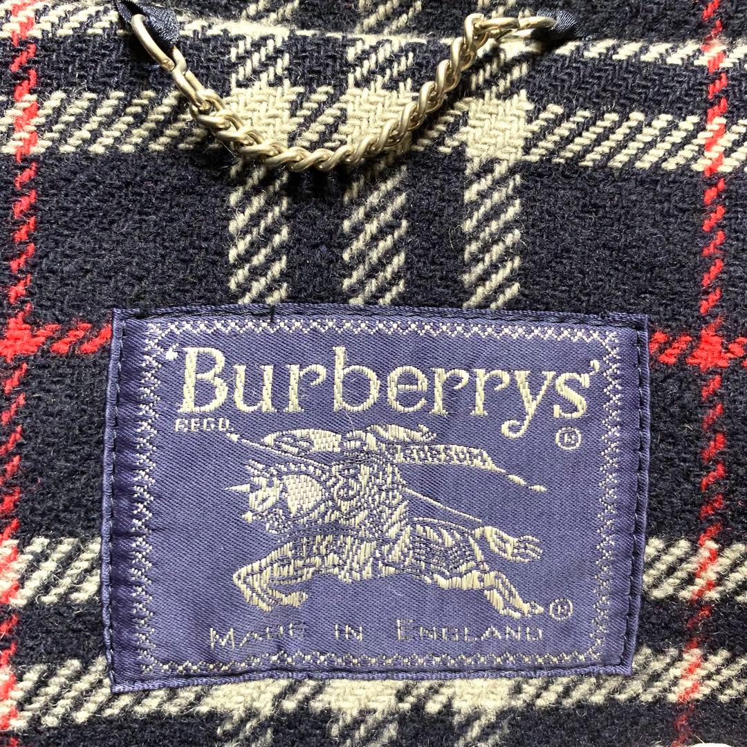 英国製 Burberrys’ 80s ヴィンテージダッフルコート 濃紺 Mサイズ
