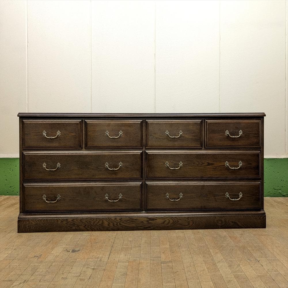 ドマーニ　カリモク　クイーンズライフ　ワイドチェスト　箪笥　タンス　ドロワー