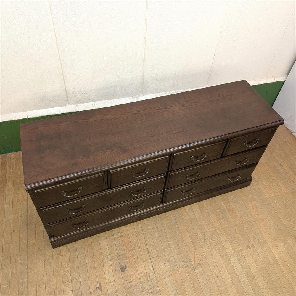 ドマーニ　カリモク　クイーンズライフ　ワイドチェスト　箪笥　タンス　ドロワー