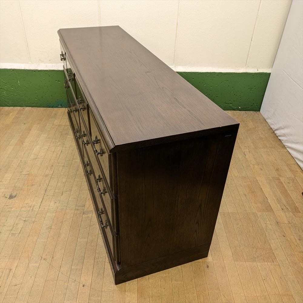 ドマーニ　カリモク　クイーンズライフ　ワイドチェスト　箪笥　タンス　ドロワー