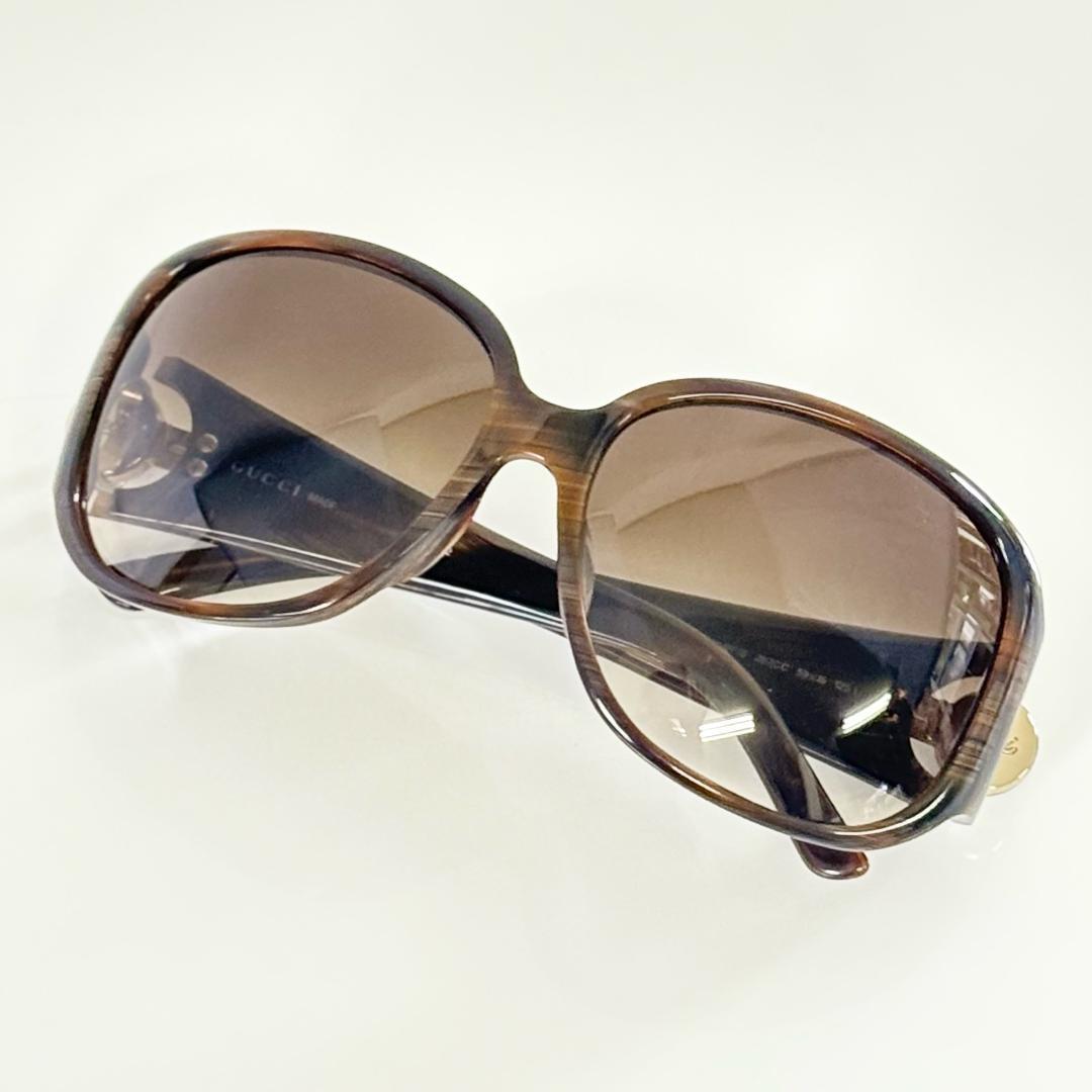 【美品】GUCCI サングラス 茶系 GG 3114/F/S 2B7CC