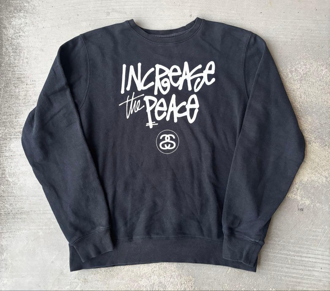 OLD STUSSY PIECE スウェット 黒