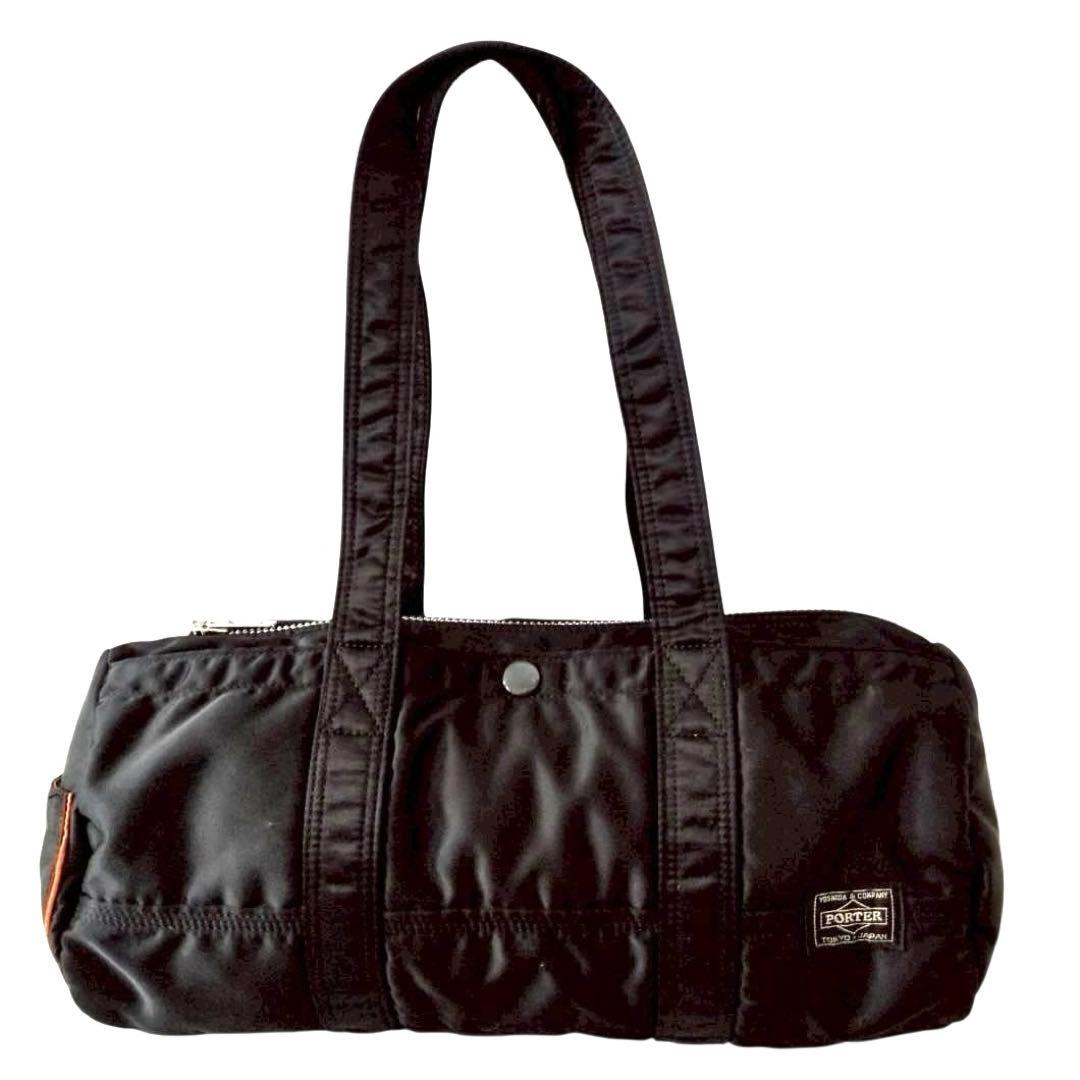 極美品　ポーター　タンカー　ドラムバッグ　トート　ダッフル　ブラック