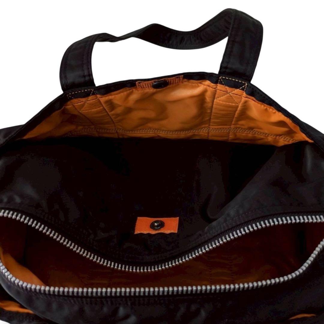 極美品　ポーター　タンカー　ドラムバッグ　トート　ダッフル　ブラック