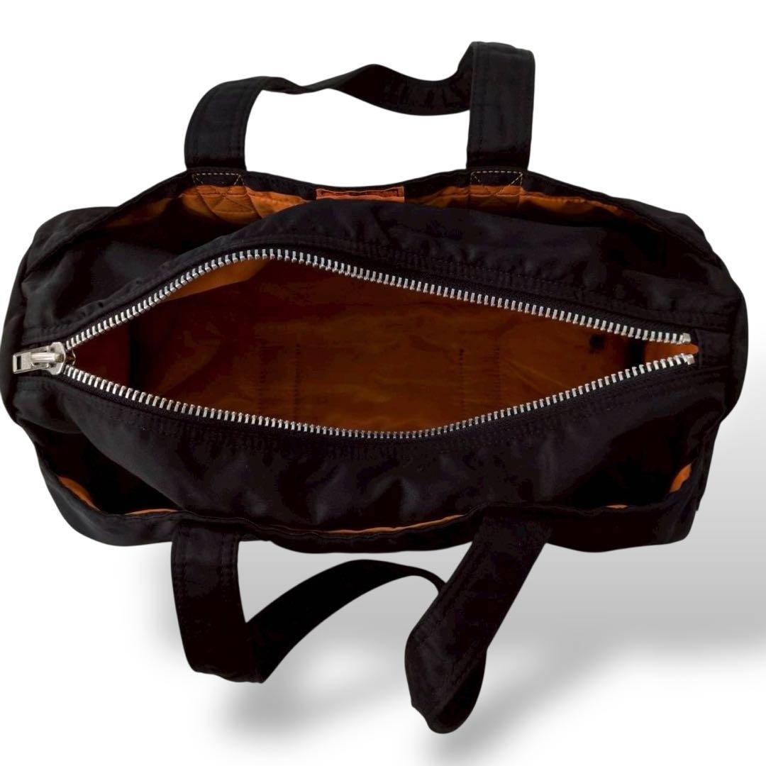 極美品　ポーター　タンカー　ドラムバッグ　トート　ダッフル　ブラック