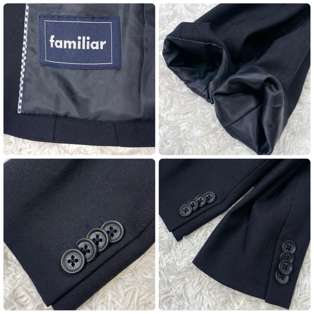 ファミリア✨️近年モデル スーツ　110 濃紺　フォーマル　セットアップ 男の子