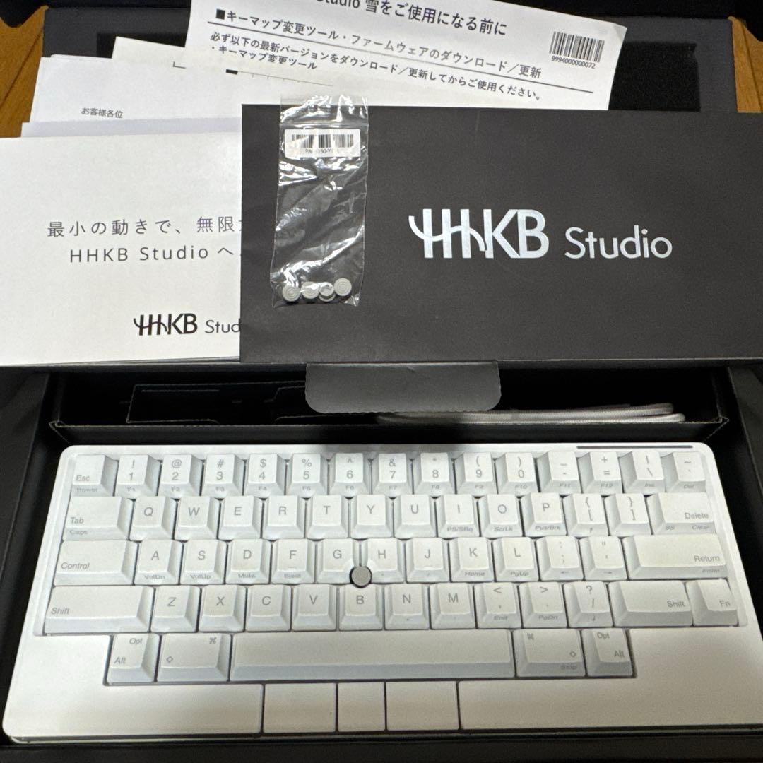 HHKB Studio 英語配列 雪 マット貼付け済み PD-ID100Y-Y