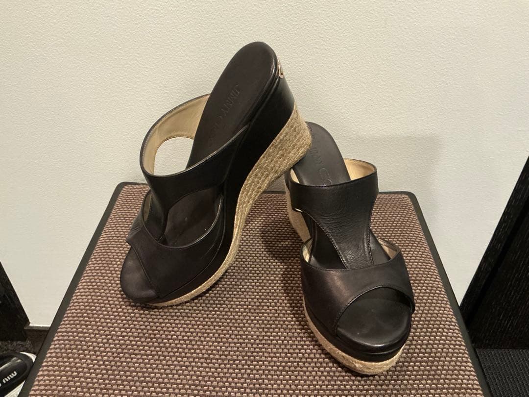 ジミーチュウ　ウェッジサンダル　38