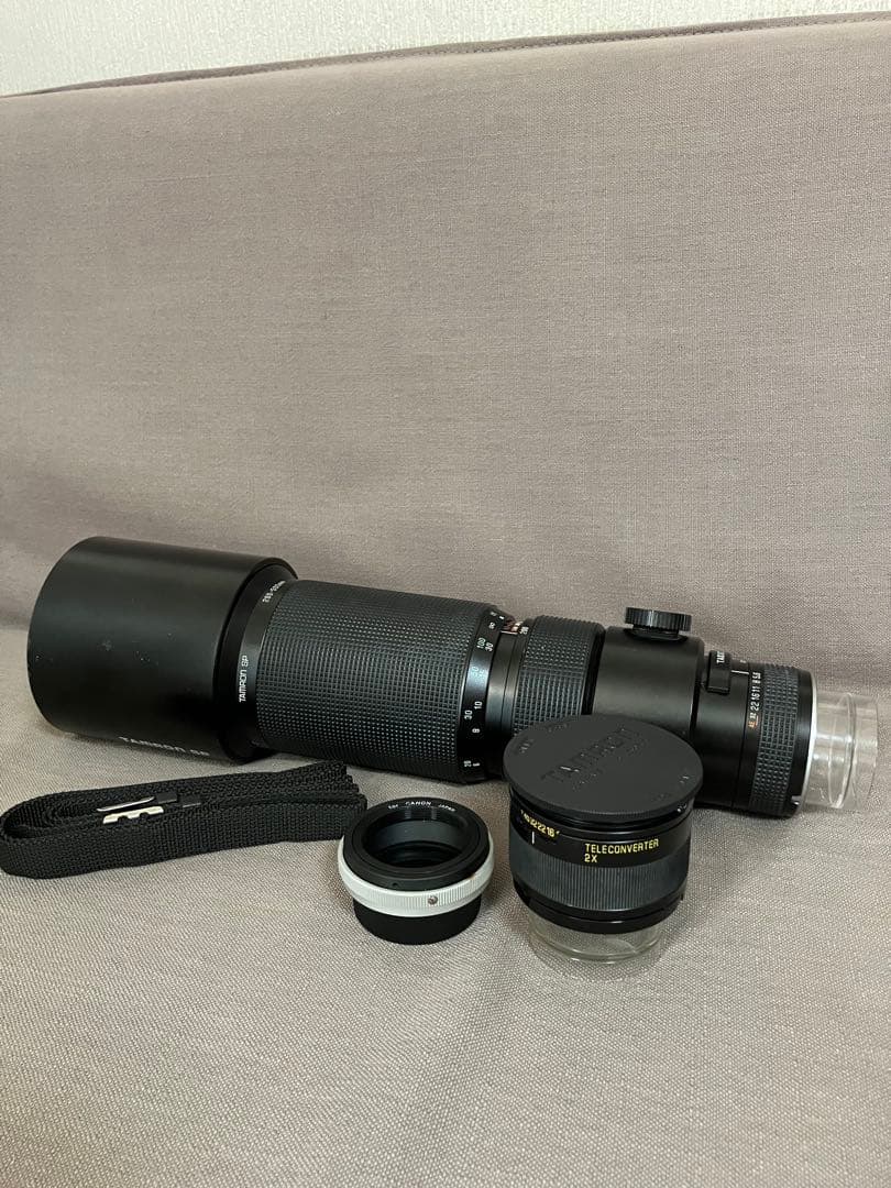 TAMRON SP 200~500mm　レンズ 、ケース 付属品付き