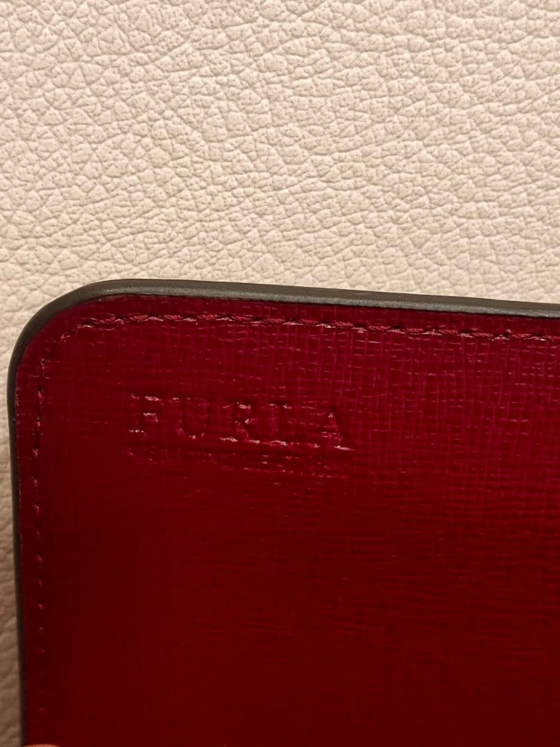 一度使用のみ極美品 FURLA 長財布 バビロン　ワインレッド　箱付き
