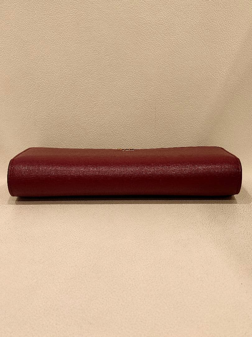 一度使用のみ極美品 FURLA 長財布 バビロン　ワインレッド　箱付き