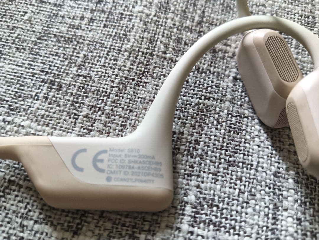 美品 希少ベージュ Shokz Openrun pro 本体のみ