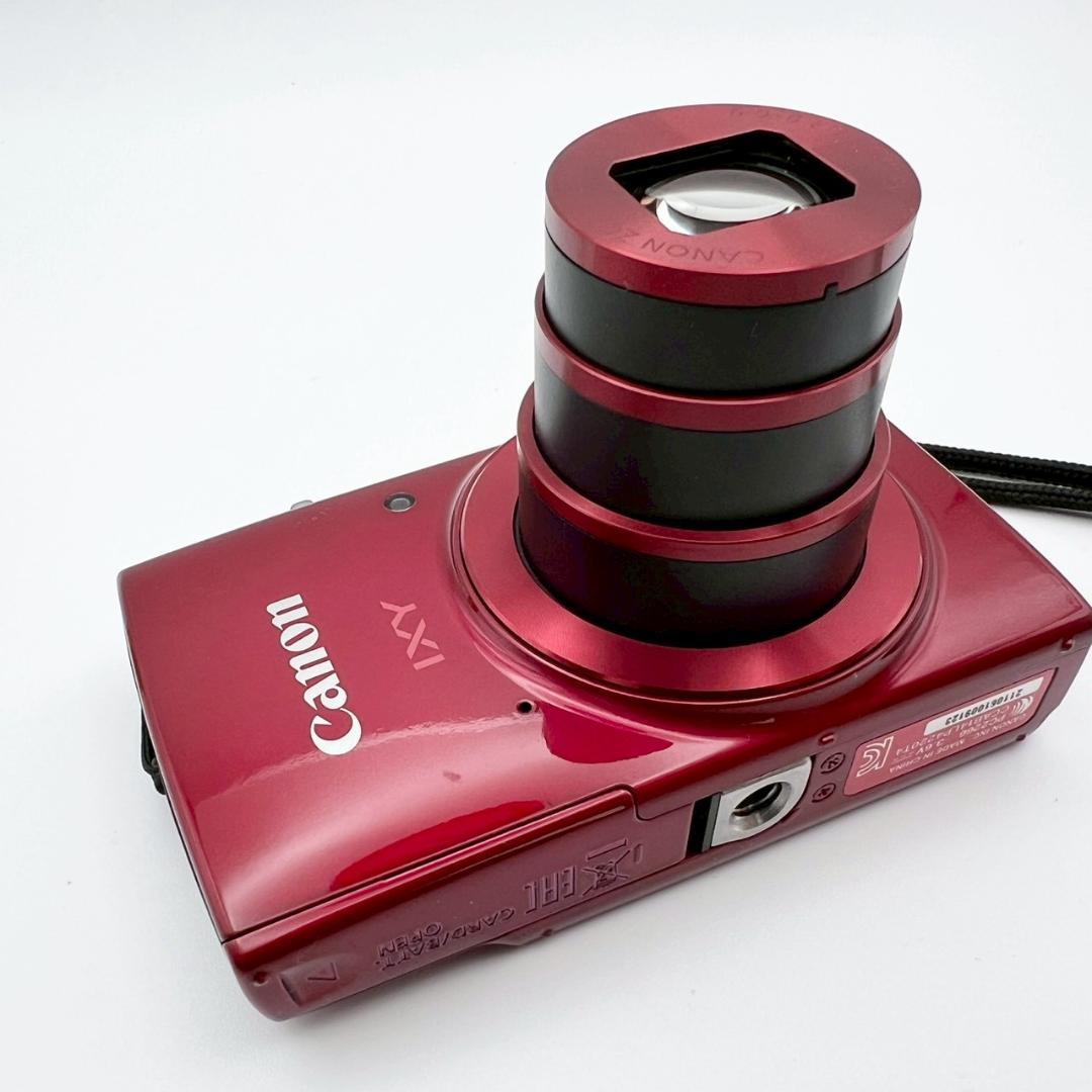 【完動品】Canon IXY 190 コンデジ レッド 動作確認済