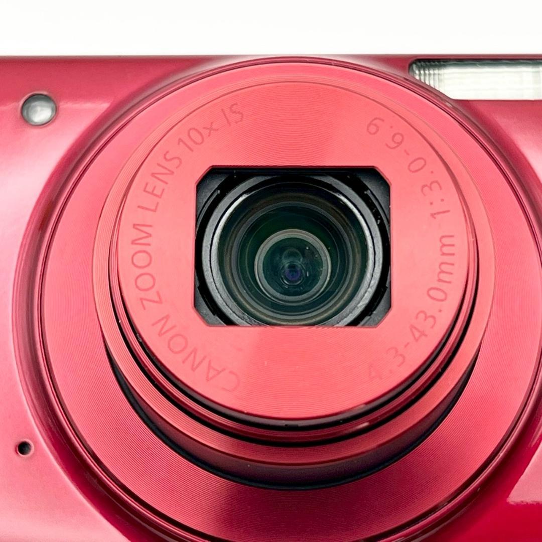 【完動品】Canon IXY 190 コンデジ レッド 動作確認済
