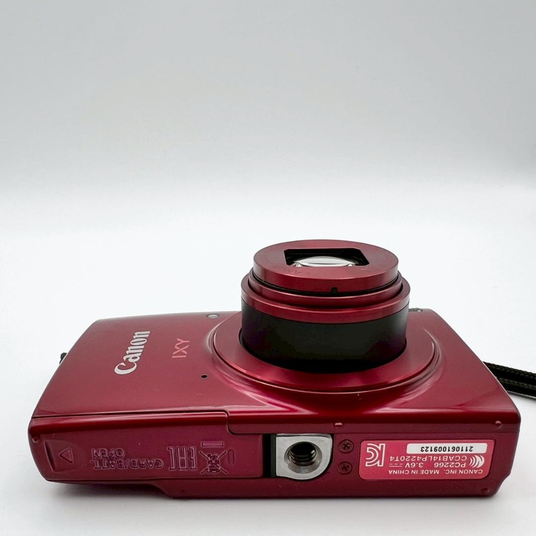【完動品】Canon IXY 190 コンデジ レッド 動作確認済