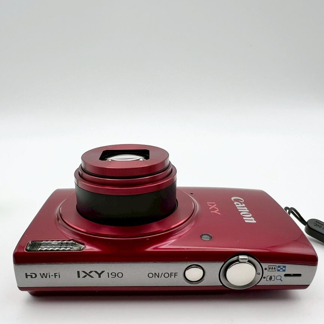 【完動品】Canon IXY 190 コンデジ レッド 動作確認済