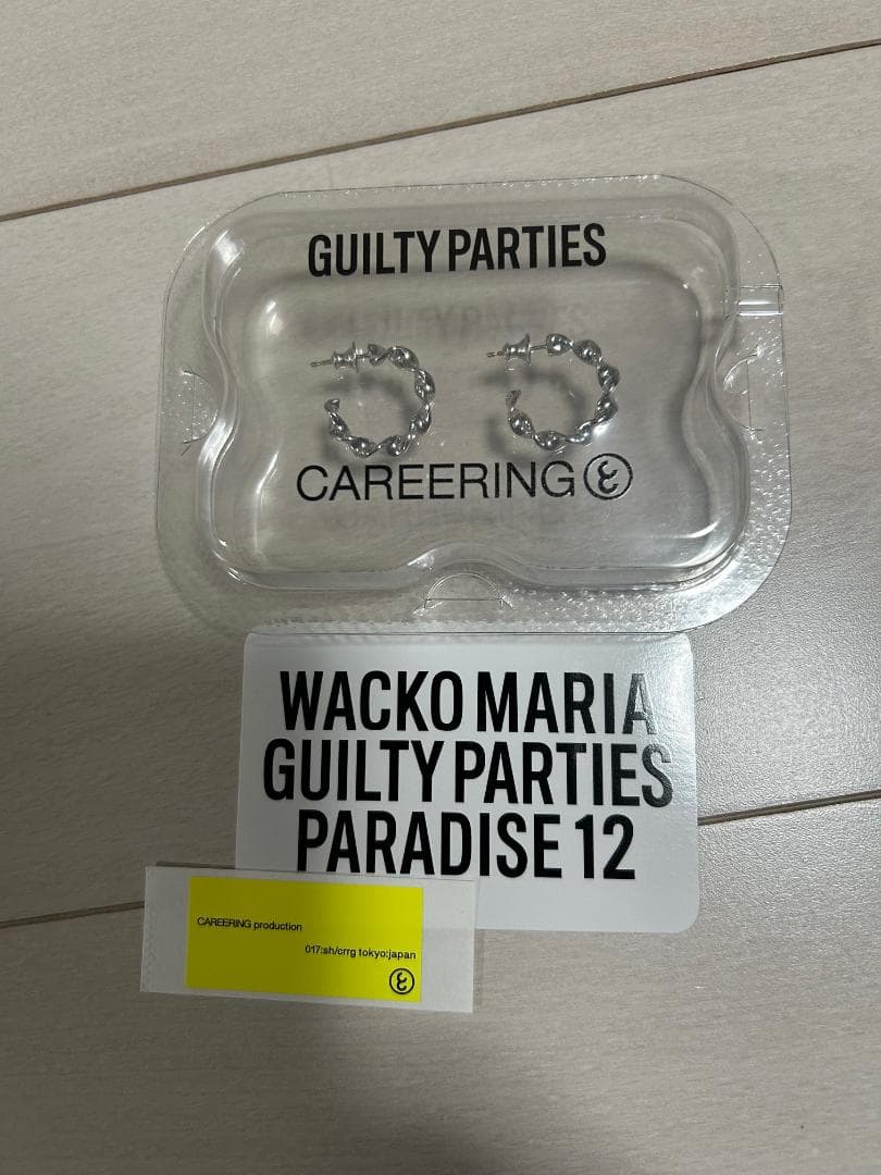 新品 WACKO MARIA CAREERING PARADISE12 ピアス