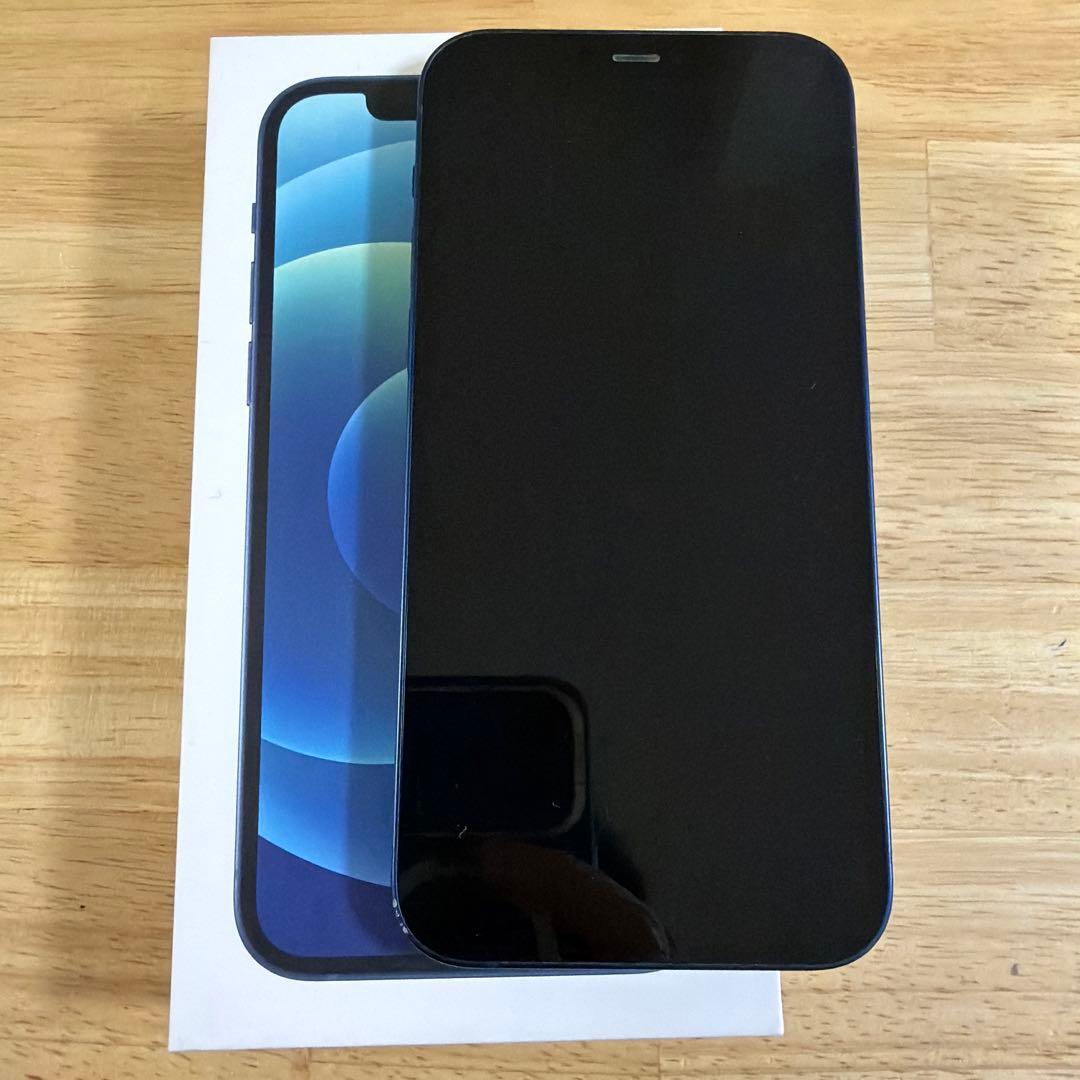 Apple iPhone 12 ブルー 128GB 本体 充電ケーブル付き