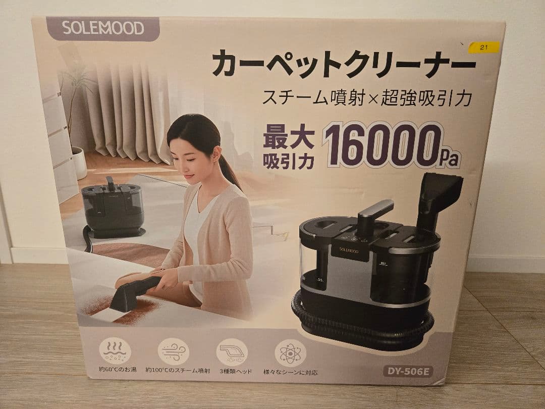 SOLEMOOD スチームクリーナー DY-506E