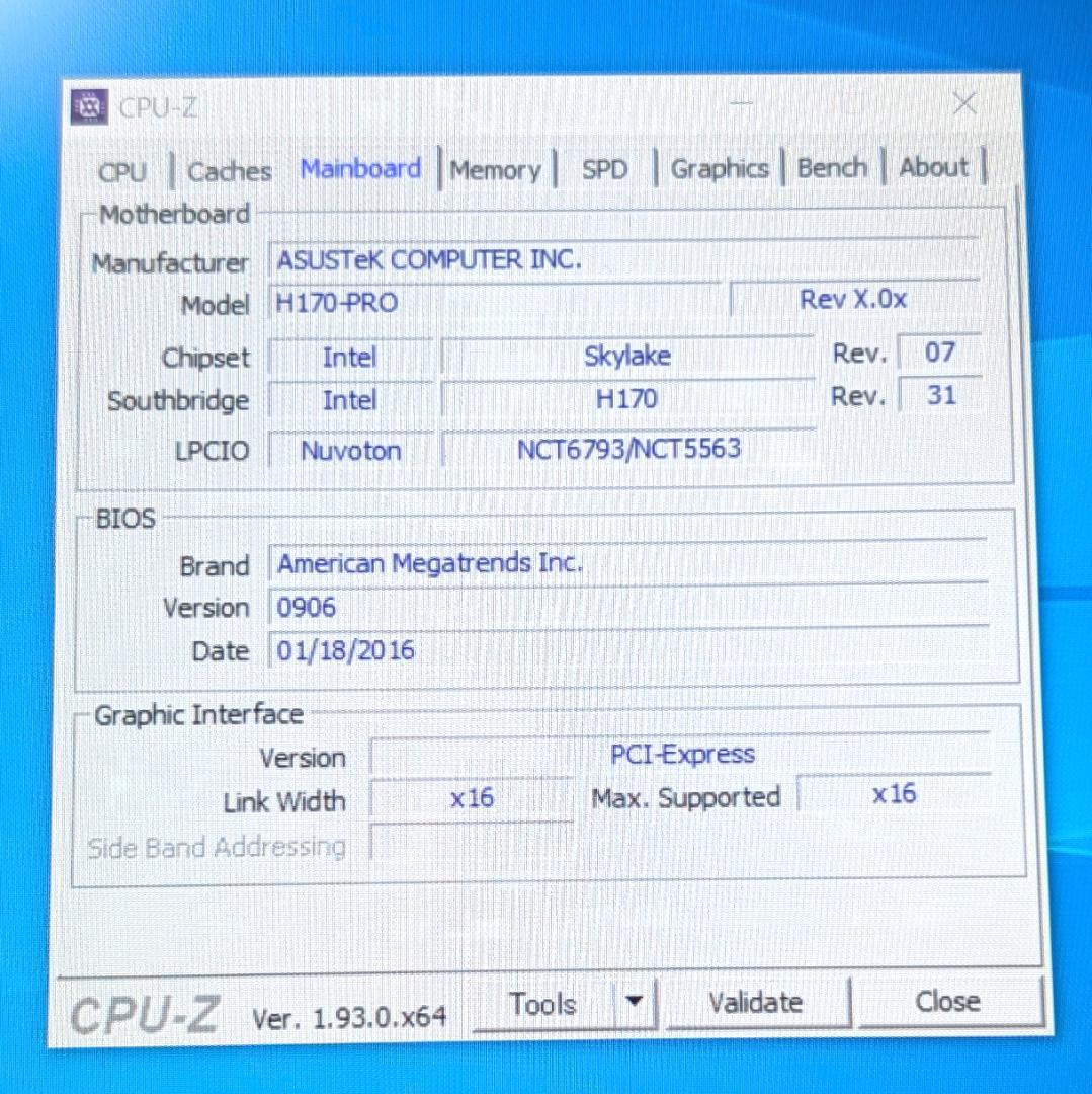 ASUS H170-PRO/i7-6700K/メモリ16GB セット商品