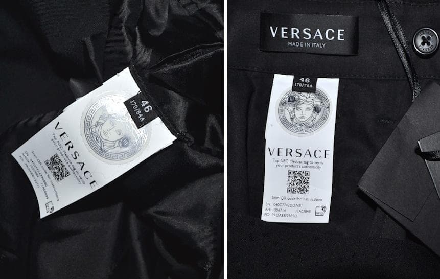 【新品】定価689,600円 VERSACE ヴェルサーチェ 現行スーツ 46