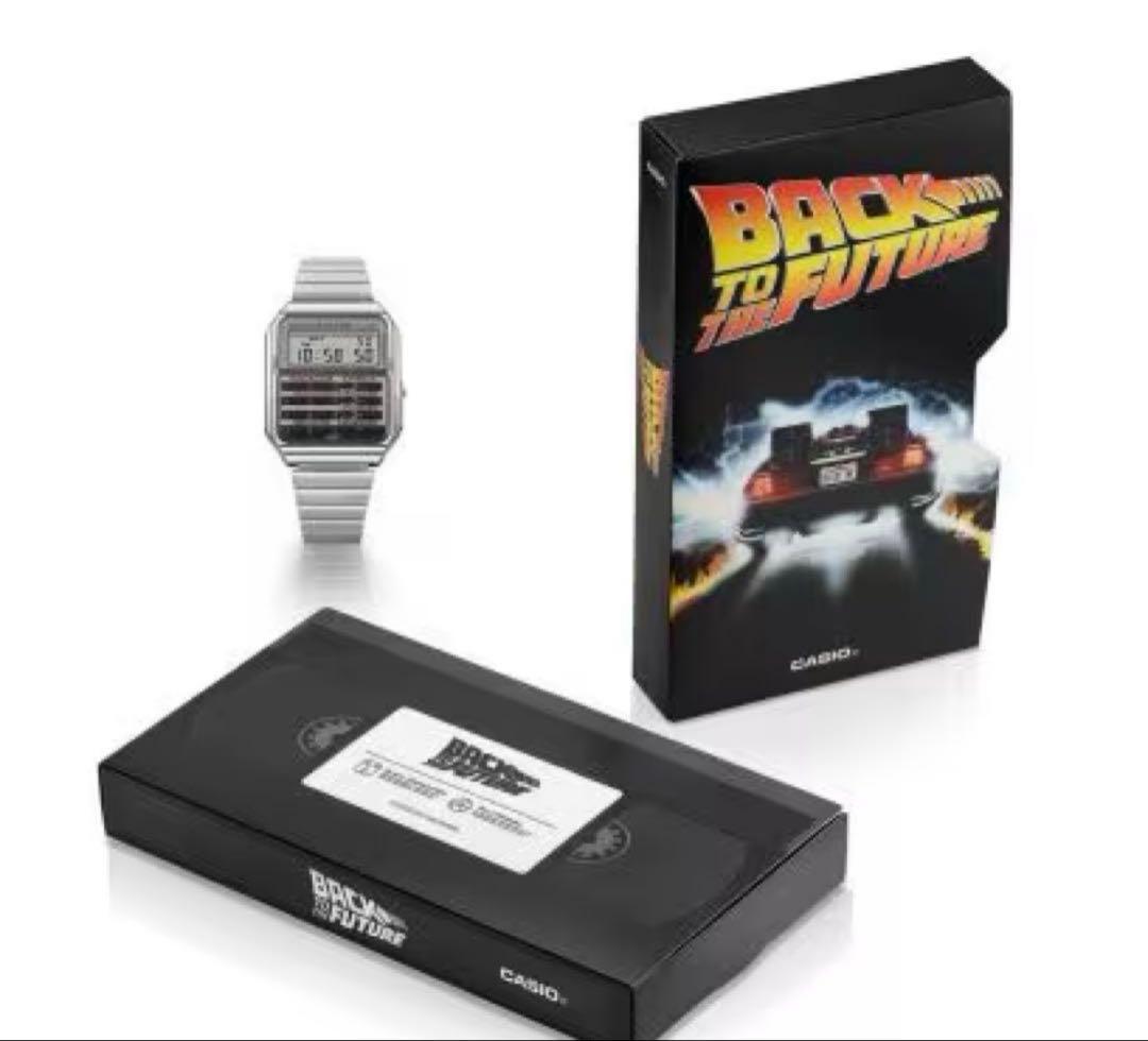 希少 CASIO × バック・トゥ・ザ・フューチャー コラボ時計 & ポスター