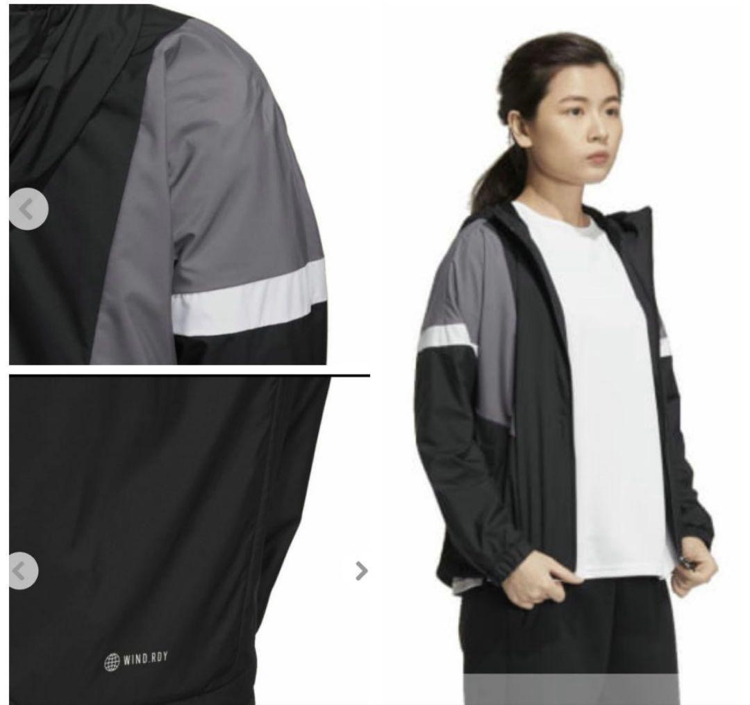 アディダス　裏起毛ウインドブレーカー上下　レディースXL 新品未使用