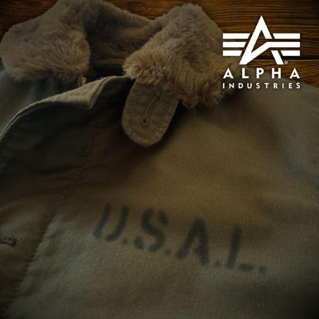 『訳あり格安』ALPHA INDUSTRIES(アルファ)N-1デッキジャケット