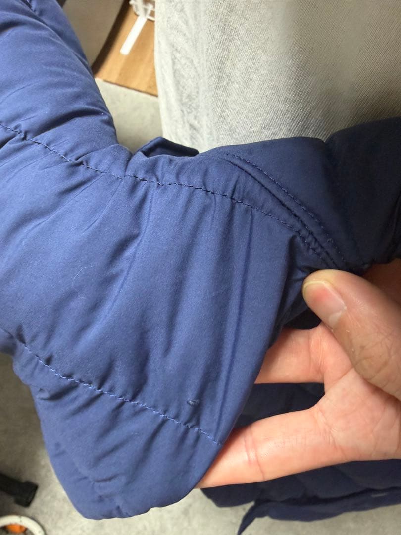 パタゴニア　サイレントダウンシャツ　ダウンジャケット　ネイビー　S