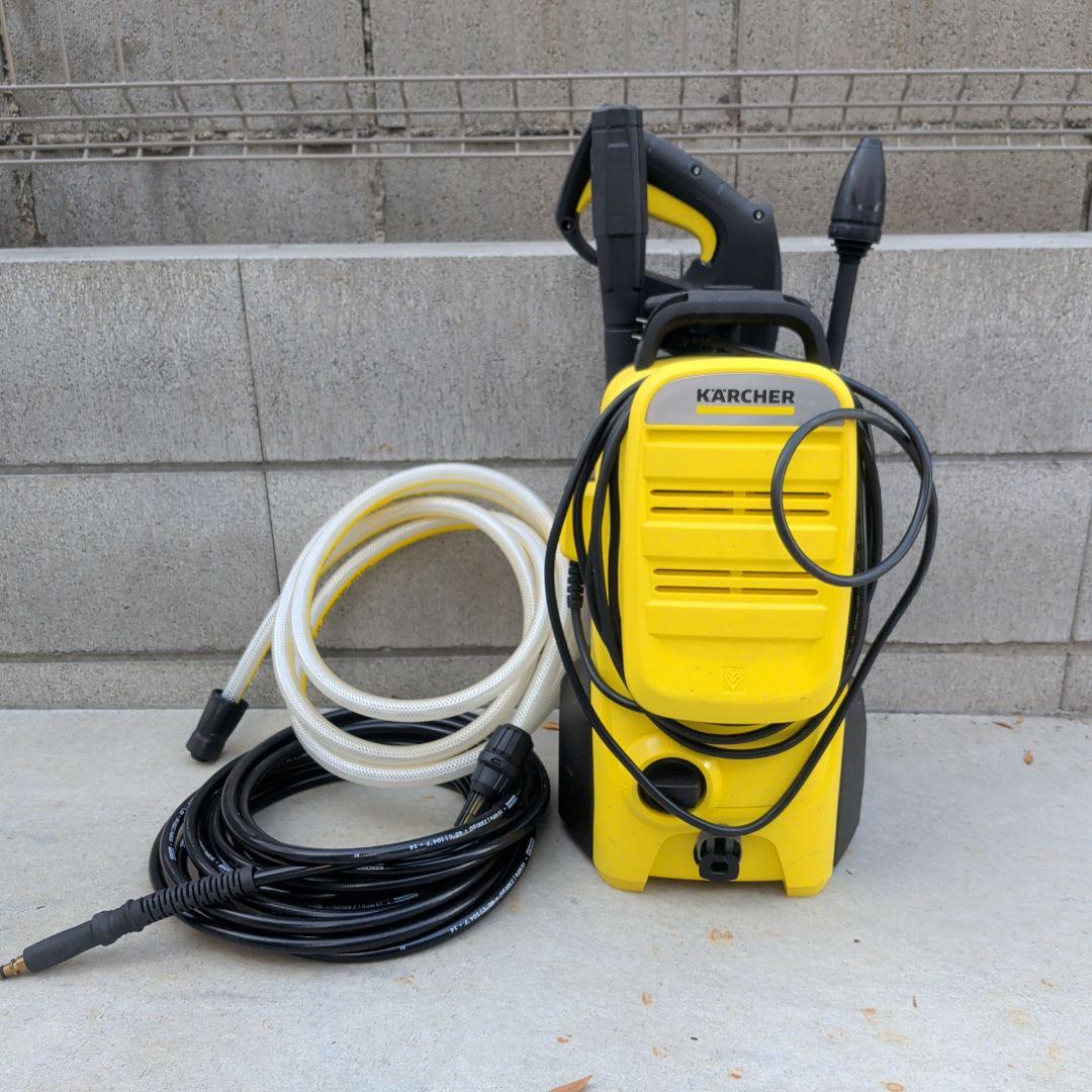 ケルヒャー K4 コンパクト 高圧洗浄機 自吸用ホース フィルター 付き