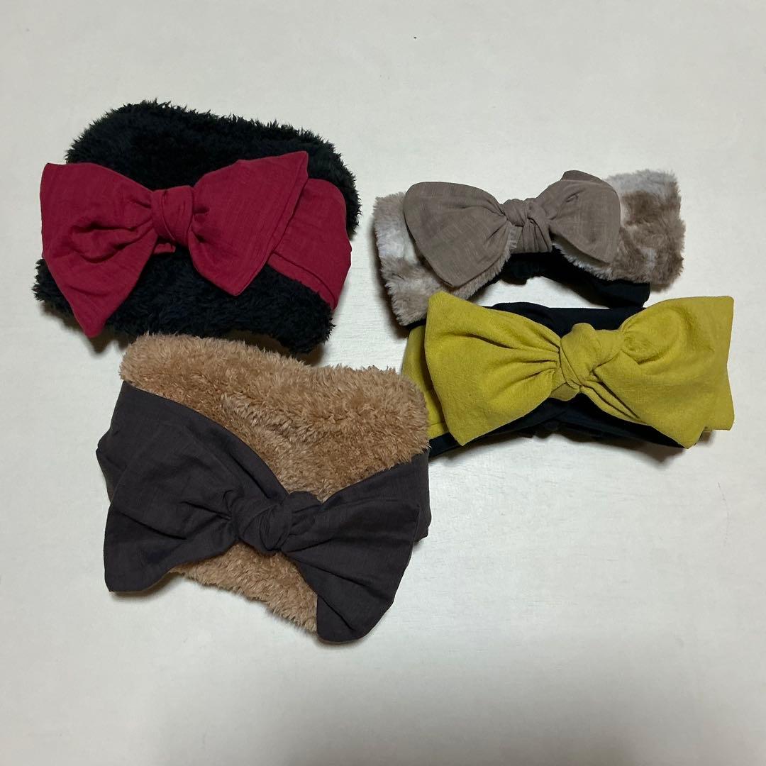 mickeyページです　セール　ヘアターバン4点おまとめです