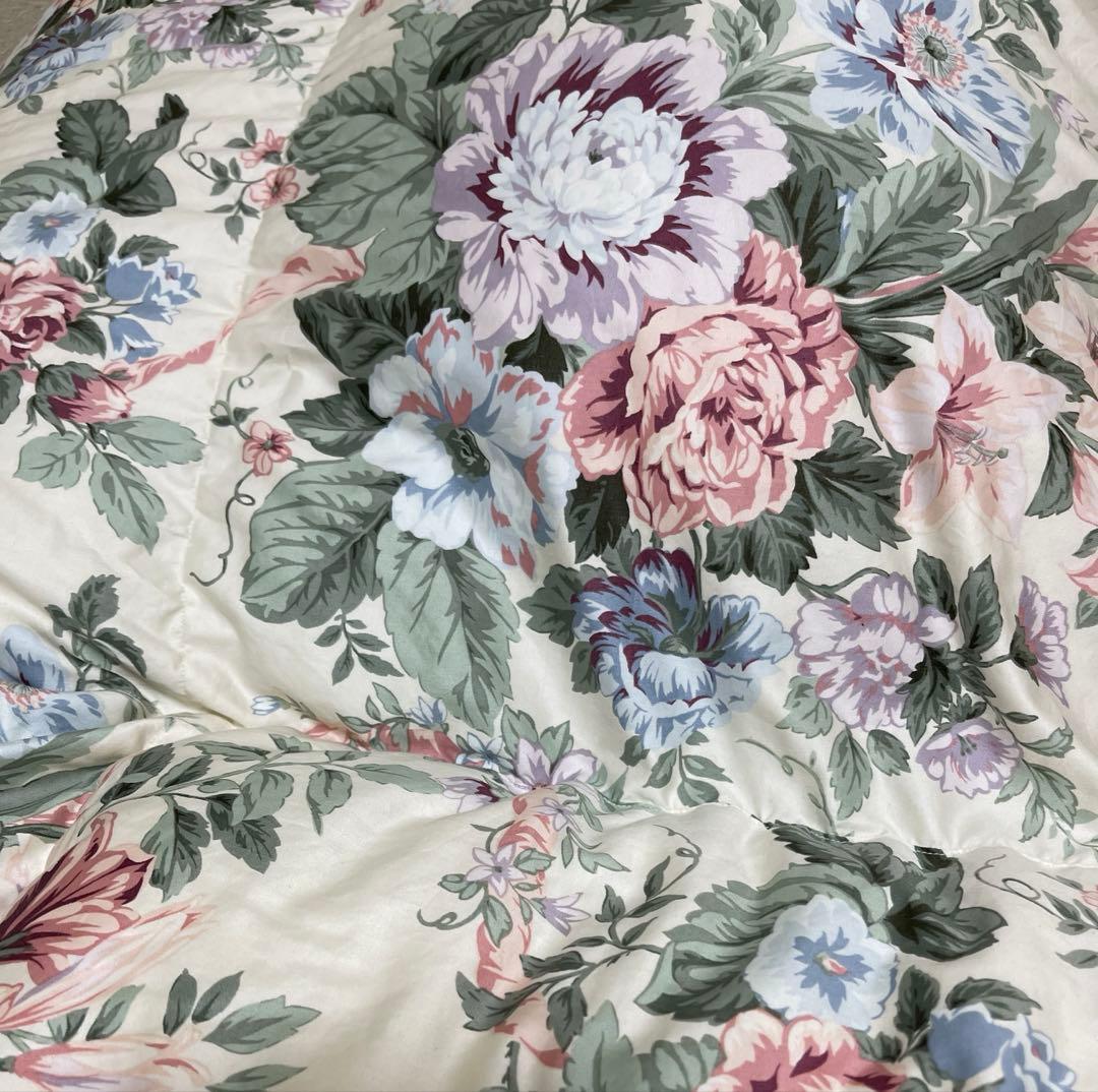 綺麗　小杉羽毛掛け布団　日本製　ダワン90％　綿100％190x210cm