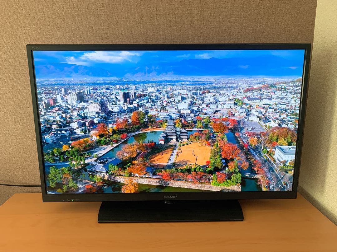 シャープ　SHARP　40v型　液晶テレビ　AQUOS　地上波BSCS　録画機能