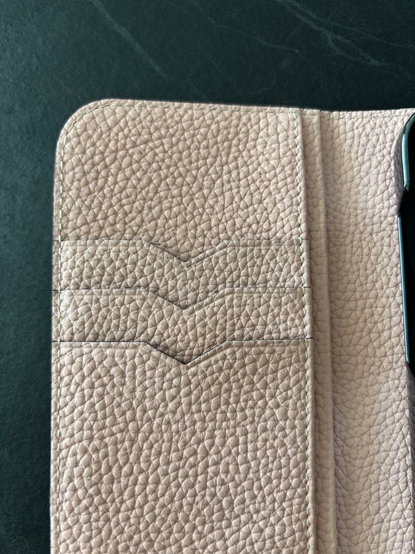 BONAVENTURA グレージュサクラ手帳型 iPhoneケース