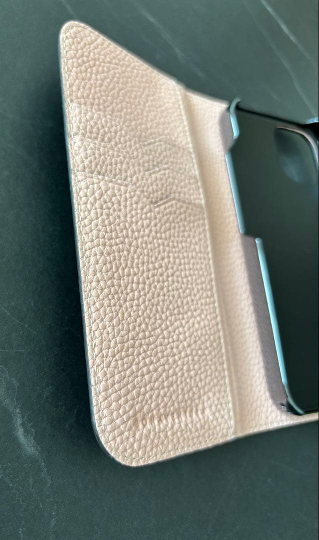 BONAVENTURA グレージュサクラ手帳型 iPhoneケース