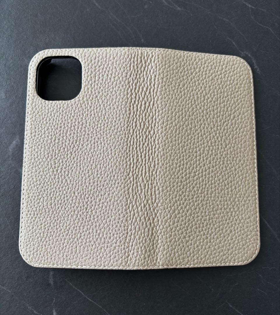 BONAVENTURA グレージュサクラ手帳型 iPhoneケース