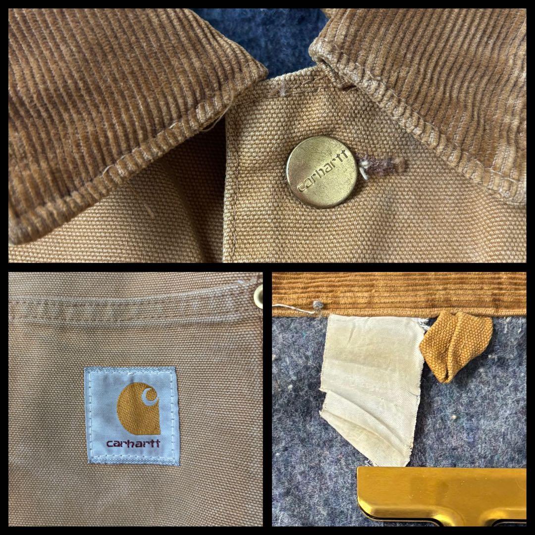 【古着】CarharttチョアコートブラケットライナーダックジャケットXL
