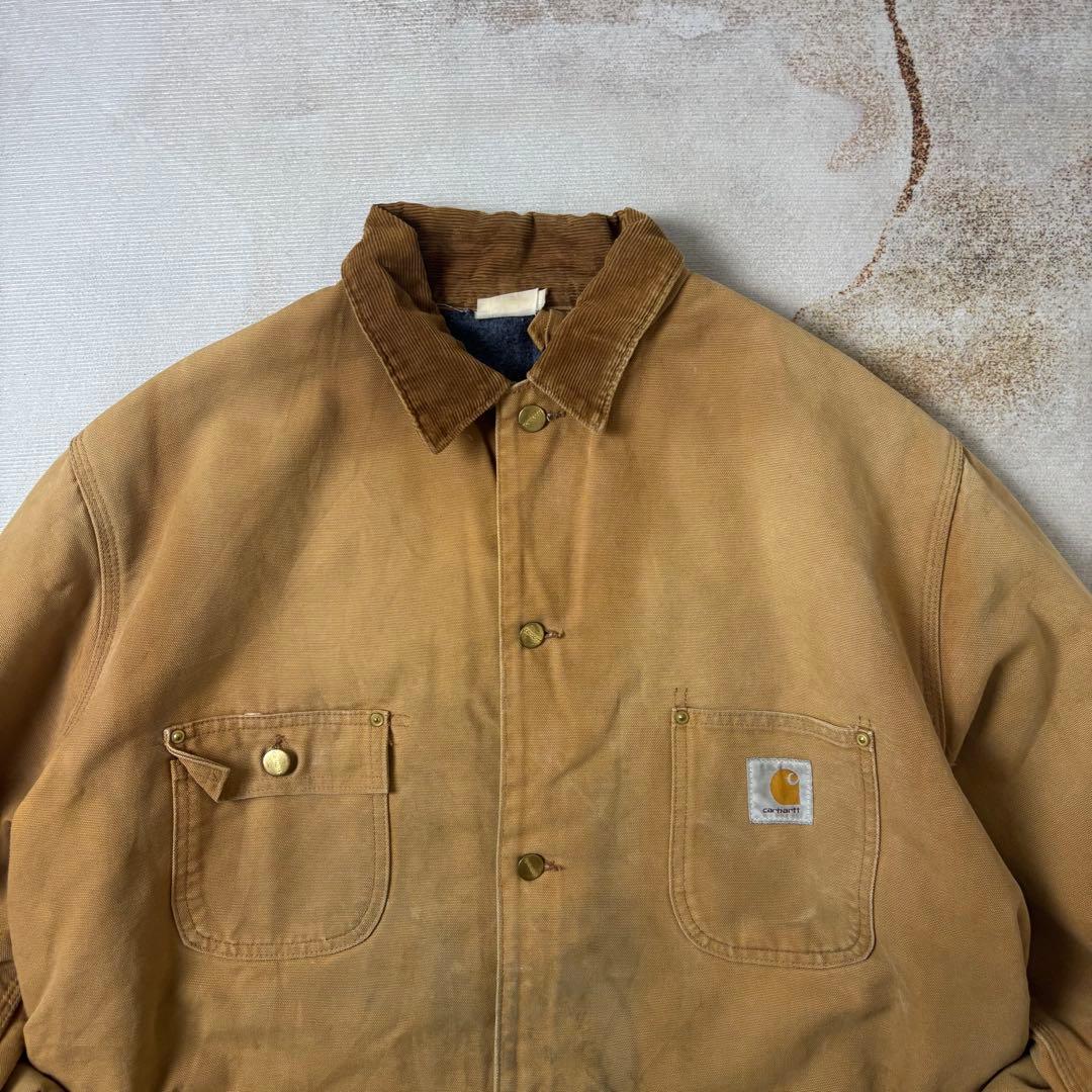 【古着】CarharttチョアコートブラケットライナーダックジャケットXL