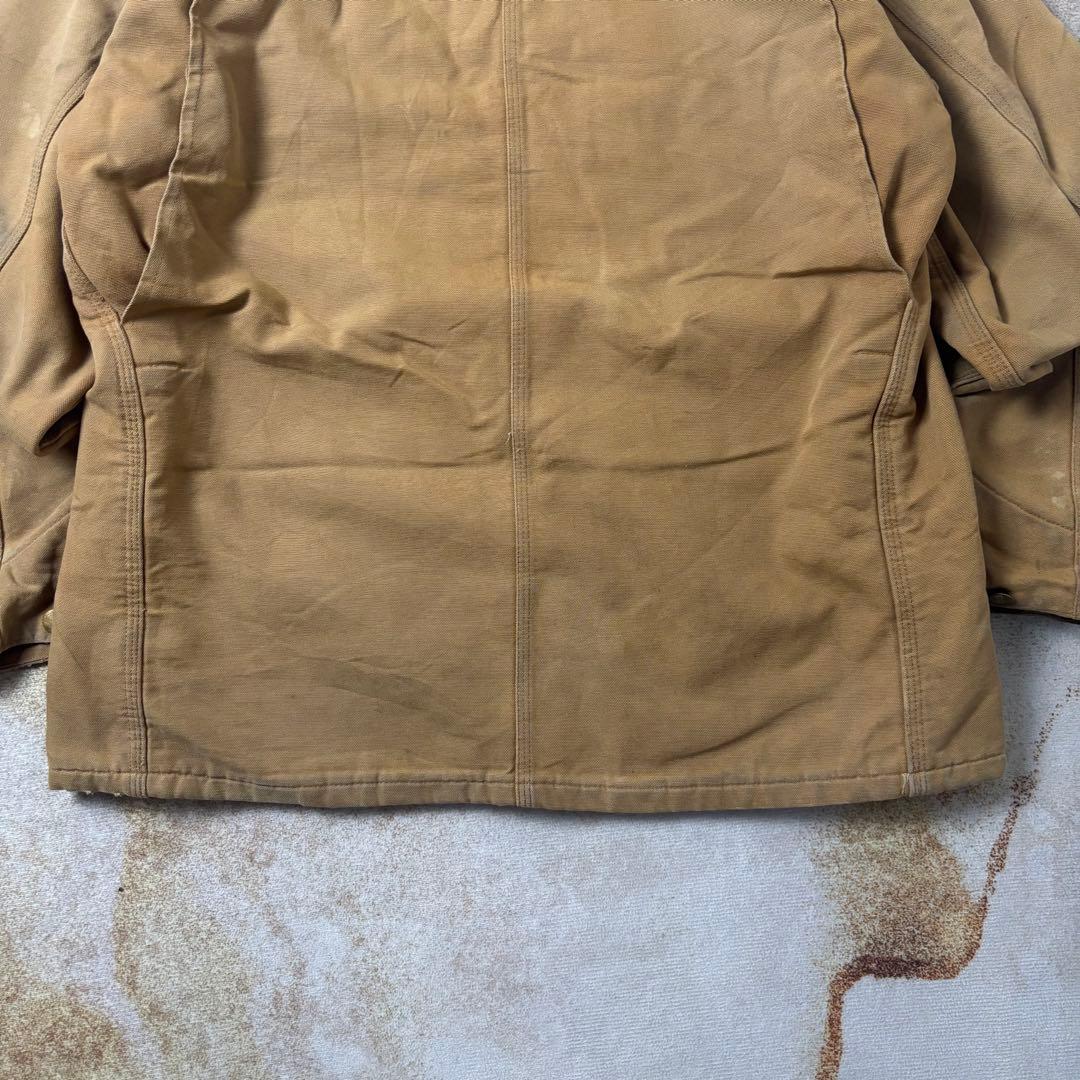 【古着】CarharttチョアコートブラケットライナーダックジャケットXL