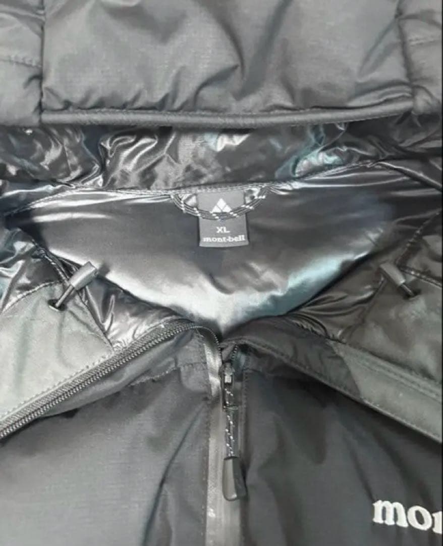 gore-tex XL モンベル パーマフロストライトダウンパーカ ブラック