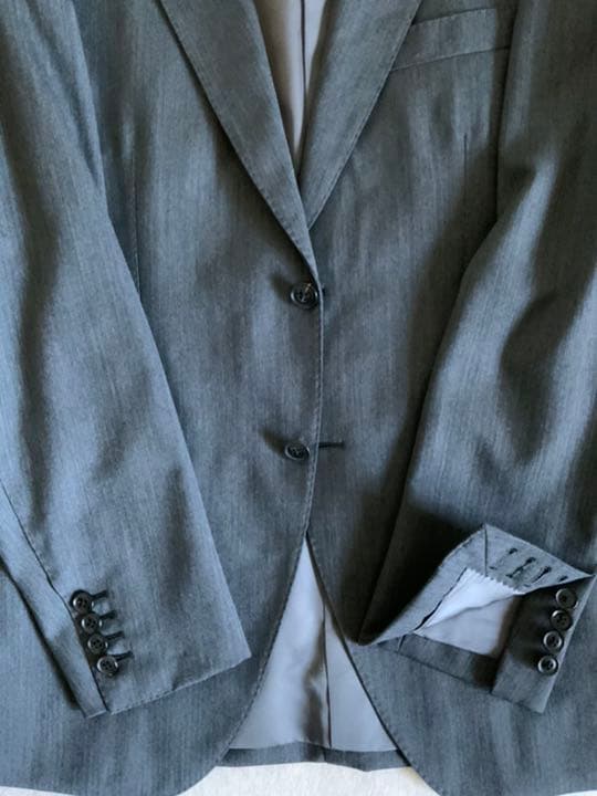 麻布テーラー Azabu Tailor グレー スーツ セットアップ オーダー