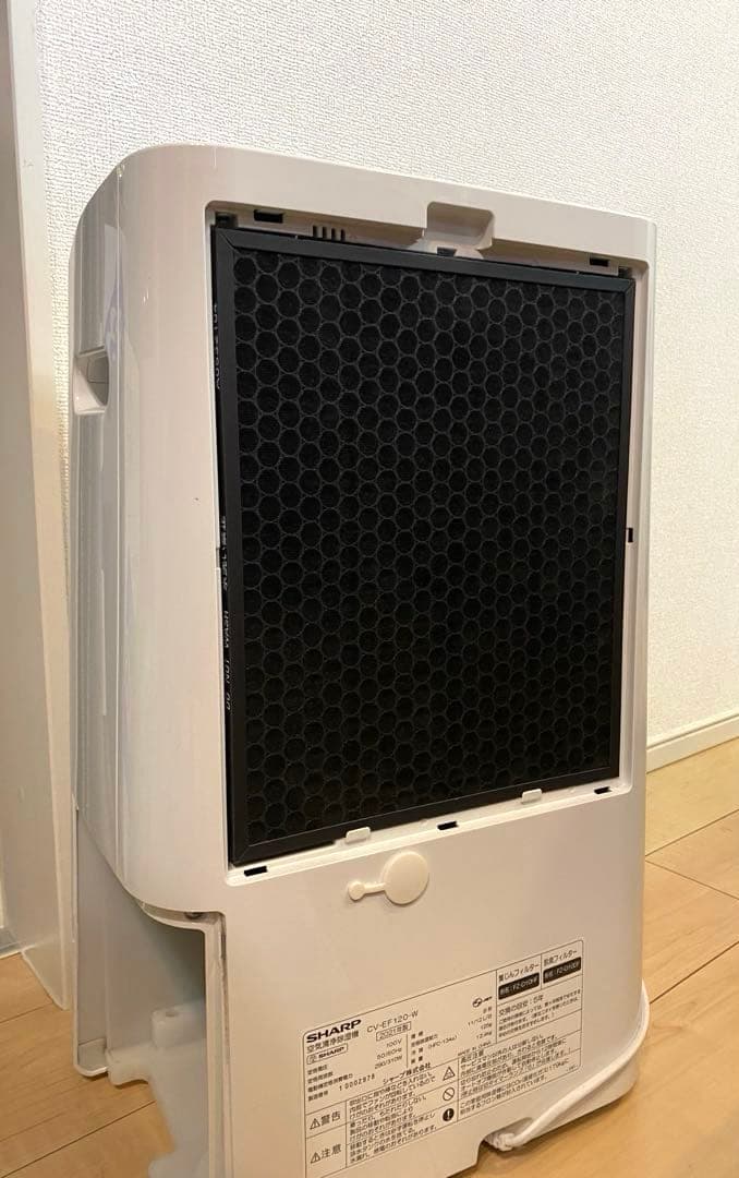 SHARP 2021年度製　除湿空気清浄機　CV-EF-120-w