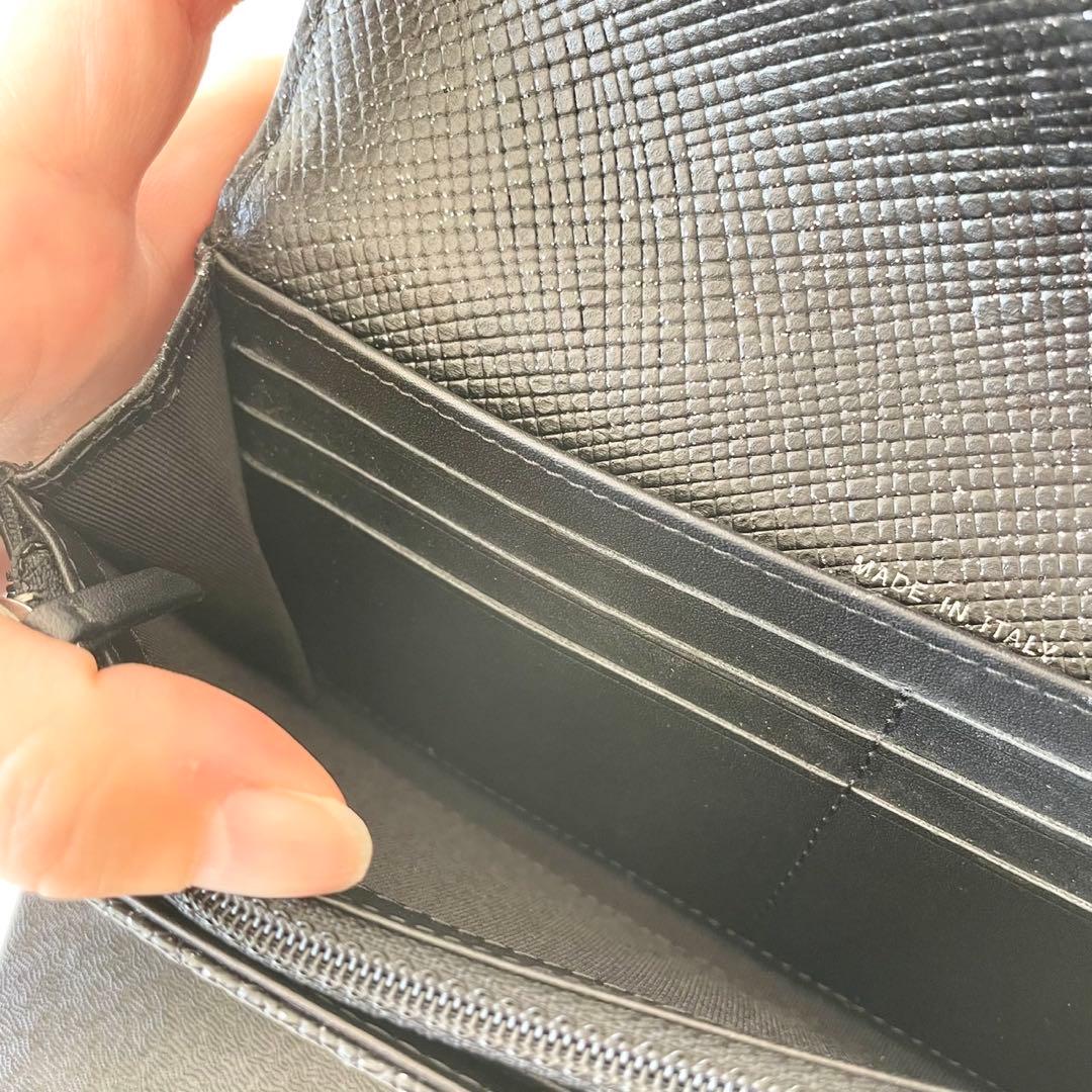 【新品】CHANEL 長財布 マトラッセ キャビアスキン ココマーク ラメ